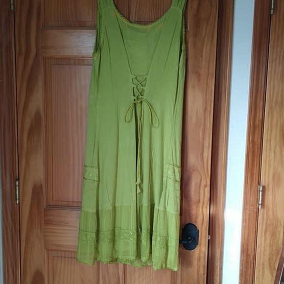 Coline Boho Tie Back Embellished Dress XL - Picture 5 of 14